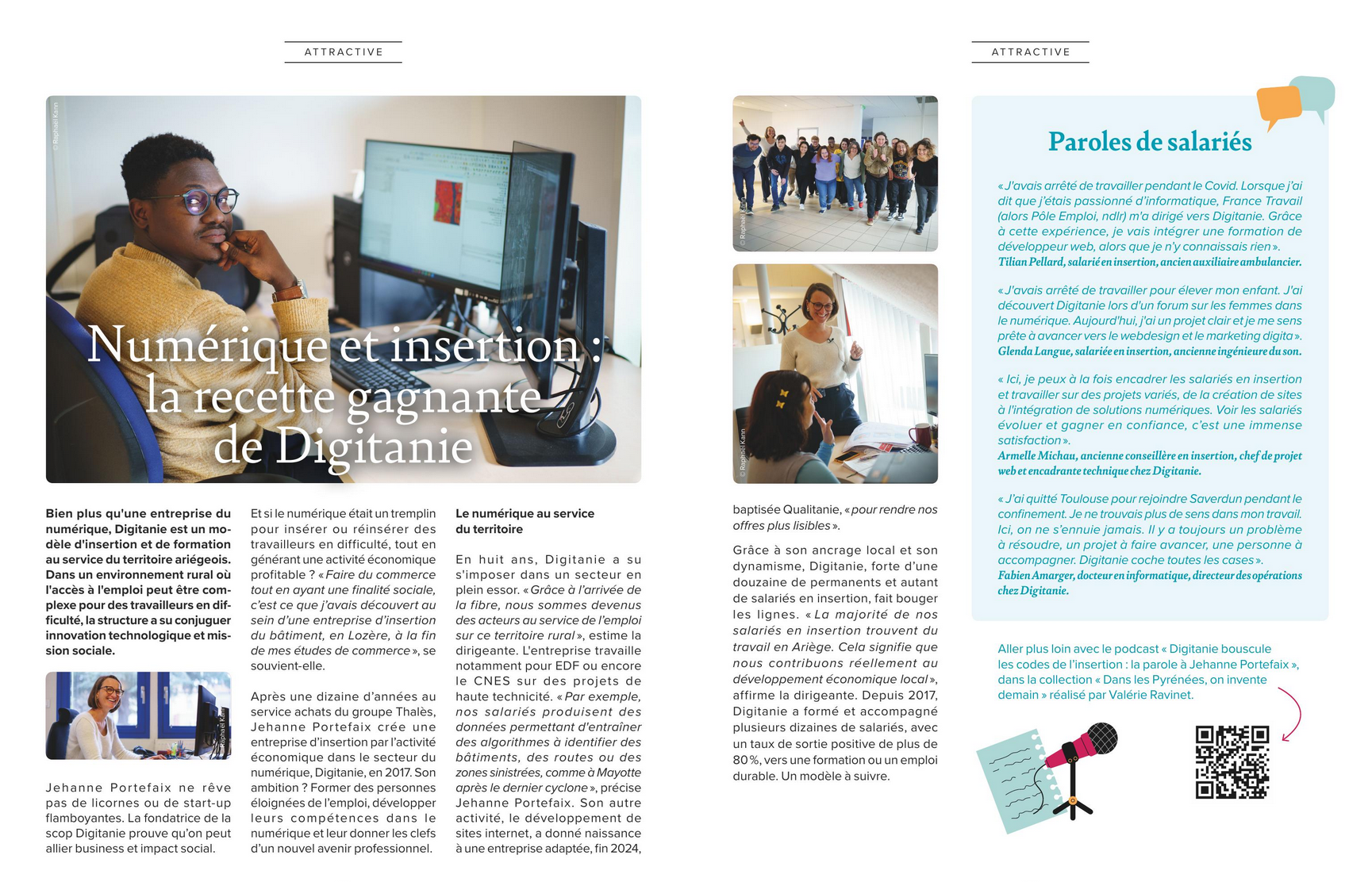 Capture article complet sur Digitanie dans Arièjo