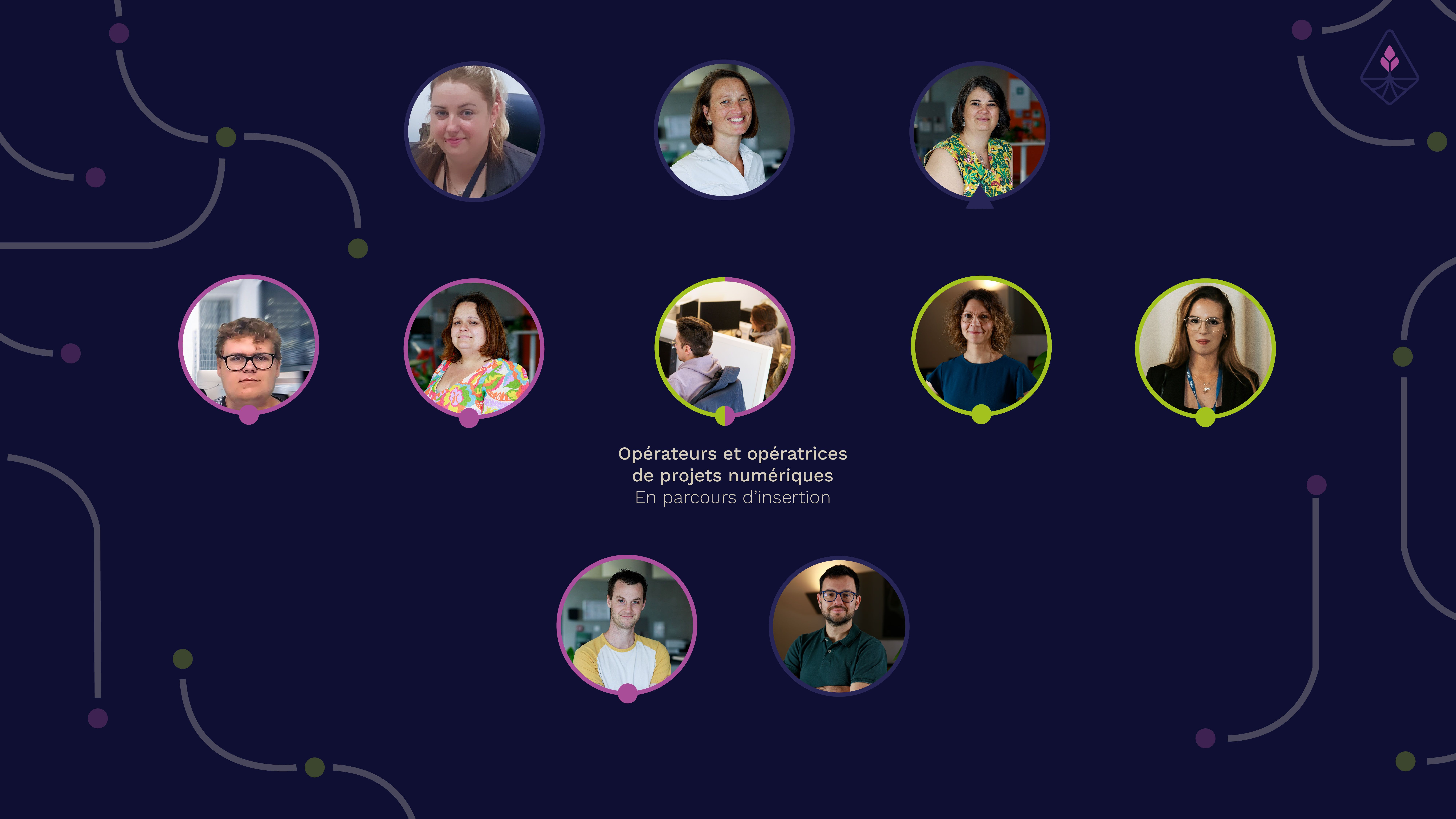Organigramme de l'équipe de Digitanie